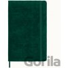 Moleskine Zápisník Velvet tvrdé dosky A5 linajkový zelený Moleskine Zápisník Velvet tvrdé dosky A5 linajkový zelený
