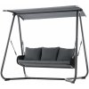 Garden Line Zahradní houpačka DUSTIN 180 cm antracit Garden Line Zahradní houpačka DUSTIN 180 cm antracit