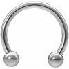 Titánový piercing micro circular Barbell Veľkosť: 1,2x10x3mm Titánový piercing micro circular Barbell Veľkosť: 1,2x10x3mm