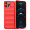 SES Protišmykové silikónové ochranné Apple iPhone XR - červené