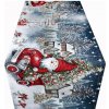 Vianočný gobelínový behúň na stôl Auto so stromčekom Chenille IT043 40x180 cm Viacfarebná Vianočný gobelínový behúň na stôl Auto so stromčekom Chenille IT043 40x180 cm Viacfarebná