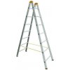 Rebrík ALVE FORTE PROFI PLUS 8906, 2x6, štafle, dvojitý Rebrík ALVE FORTE PROFI PLUS 8906, 2x6, štafle, dvojitý