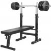 Gorilla Sports Posilňovacia lavica + nakladací set, 38 kg Gorilla Sports Posilňovacia lavica + nakladací set, 38 kg