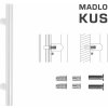 MPkovania FT - MADLO kód K00 Ø 35 mm SP ks, 1000 mm, 800 mm, BIM - biela matná (FBO) MPkovania FT - MADLO kód K00 Ø 35 mm SP ks, 1000 mm, 800 mm, BIM - biela matná (FBO)