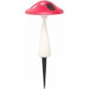RABALUX SK Svietidlá s.r.o. Solárne svietidlo Funghetto 7877 - biela - červená RABALUX SK Svietidlá s.r.o. Solárne svietidlo Funghetto 7877 - biela - červená