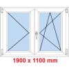Soft Dvojkrídlové plastové okno 190x110 cm, O+OS Soft Dvojkrídlové plastové okno 190x110 cm, O+OS