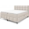 Wilsondo Manželská boxspring posteľ s úložným priestorom Zophie 140x200 - biela Wilsondo Manželská boxspring posteľ s úložným priestorom Zophie 140x200 - biela