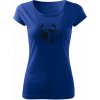 T-ričko Anglický buldog dámske tričko Farba trička: Kráľovská Modrá, Veľkosť: S T-ričko Anglický buldog dámske tričko Farba trička: Kráľovská Modrá, Veľkosť: S