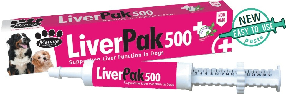 Mervue Liver Pak 500 pasta pre psov 60 ml