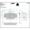 Sada brzdových platničiek kotúčovej brzdy Delphi Deutschland GmbH LP885 Sada brzdových platničiek kotúčovej brzdy Delphi Deutschland GmbH LP885