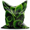 Sablio Sedací vak Zelené listy - 200x140 cm Sablio Sedací vak Zelené listy - 200x140 cm