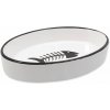 MAGIC CAT Miska keramická ovál s rybkou 16 × 11 × 3 cm MAGIC CAT Miska keramická ovál s rybkou 16 × 11 × 3 cm