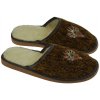 Pánske zateplené papuče Janus hnedé