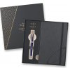Parker 1502/6650011 Ingenuity Dark Blue GT roller darčeková súprava so zápisníkom