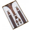 Amparo Miranda® Traky Hibardes Striped Coffee Amparo Miranda® Traky Hibardes Striped Coffee