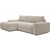 Rohová rozkladacia sedačka Loop - krémová Strana: Ľavá Rohová rozkladacia sedačka Loop - krémová Strana: Ľavá