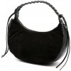 Dámska čierna semišová kožená kabelka cez rameno Luka 26-039 35 x 22 x 15 cm Dámska čierna semišová kožená kabelka cez rameno Luka 26-039 35 x 22 x 15 cm