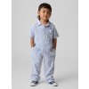 GAP Baby nohavice zo zmesi ľanu Modrá 18-24M GAP Baby nohavice zo zmesi ľanu Modrá 18-24M