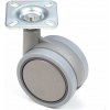 Tente Koliesko 65 mm otočné s brzdou / šedé