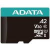 ADATA MicroSDXC karta 1TB Premier Pro UHS-I V30S (R:100/W:80 MB/s) + SD adaptér AUSDX1TUI3V30SA2-RA1 ADATA MicroSDXC karta 1TB Premier Pro UHS-I V30S (R:100/W:80 MB/s) + SD adaptér AUSDX1TUI3V30SA2-RA1