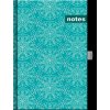 Notes poznámkový SNOWFLAKE A5 138x205 mm štvorčekový 96 listov Notes poznámkový SNOWFLAKE A5 138x205 mm štvorčekový 96 listov
