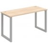 Hobis Pracovný stôl UNI O, 140x75,5x60 cm, agát/sivá Hobis Pracovný stôl UNI O, 140x75,5x60 cm, agát/sivá