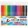 Centropen Fixy COLOUR WORLD 7550 trojboké, sada 18 farieb Centropen Fixy COLOUR WORLD 7550 trojboké, sada 18 farieb