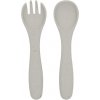 KikkaBoo Príbor 2-dielny Platinum Silicone Sand KikkaBoo Príbor 2-dielny Platinum Silicone Sand