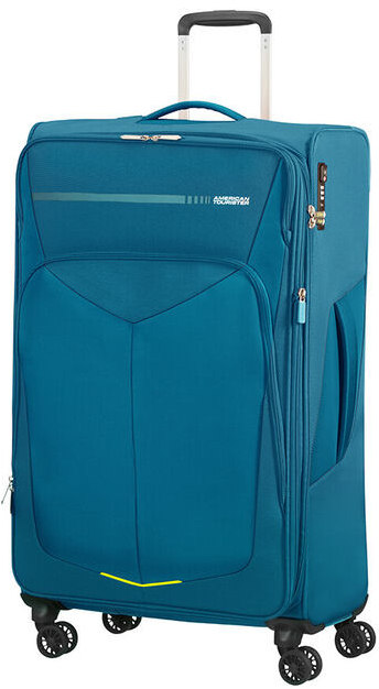 American Tourister SUMMERFUNK Spinner Modrá 110 l