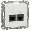 Schneider Electric Slovakia spol. s r.o. Sedna Design - SDD111452 - Dátová zásuvka 2xRJ45 kat. 5e UTP - Biela Schneider Electric Slovakia spol. s r.o. Sedna Design - SDD111452 - Dátová zásuvka 2xRJ45 kat. 5e UTP - Biela
