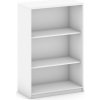 Kancelársky regál MIRELLI, 800 x 400 x 1200 mm, biela Kancelársky regál MIRELLI, 800 x 400 x 1200 mm, biela