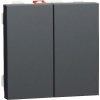 Vypínač Schneider Electric Nová Unica NU321354 r.6+6 schodiskový antracit Vypínač Schneider Electric Nová Unica NU321354 r.6+6 schodiskový antracit