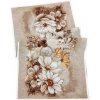 Gobelínový obrus Hnedé kvety 40x100cm Gobelínový obrus Hnedé kvety 40x100cm