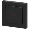 Tlačidlo zvončeka na zapustenie s osvetlením Malta 10A, 250V, WP-6/7M/S, matná čierna Tlačidlo zvončeka na zapustenie s osvetlením Malta 10A, 250V, WP-6/7M/S, matná čierna