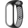 Eternico Sporty pre Xiaomi Mi band 5/6/7 solid black and gray APW-XMI7SP-SBEG