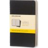 Moleskine Zošity Cahier A5 štvorčekový 3 ks čierne Moleskine Zošity Cahier A5 štvorčekový 3 ks čierne