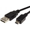 Kábel OEM goobay USB 2.0 – miniUSB 5pin B M/M – alternatíva Nikon UC-E4, UC-E5, Olympus CB-USB4 a ďalšie 1,5m, čierny Kábel OEM goobay USB 2.0 – miniUSB 5pin B M/M – alternatíva Nikon UC-E4, UC-E5, Olympus CB-USB4 a ďalšie 1,5m, čierny
