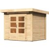 KARIBU HOLZTECHNIK Drevený domček KARIBU KANDERN 2 (9225) natur LG3532 KARIBU HOLZTECHNIK Drevený domček KARIBU KANDERN 2 (9225) natur LG3532