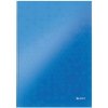 LEITZ Záznamová kniha Leitz WOW A4 80 listov linajková modrá LEITZ Záznamová kniha Leitz WOW A4 80 listov linajková modrá