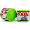 YOKKAO Premium profesionálne polopružné bandáže - 4,5 m Svetlozelená YOKKAO Premium profesionálne polopružné bandáže - 4,5 m Svetlozelená