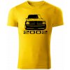 T-ričko BMW 2002 pánske tričko Farba trička: Žltá, Veľkosť: L T-ričko BMW 2002 pánske tričko Farba trička: Žltá, Veľkosť: L
