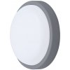 Solight LED vonkajšie osvetlenie okrúhle, 17 cm, sivé
