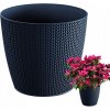 Kvetináč plast sivý Prosperplast 16 cm x 16 cm x 13,8 cm Kvetináč plast sivý Prosperplast 16 cm x 16 cm x 13,8 cm
