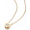 Troli Pozlátený náhrdelník s trblietavým príveskom KNSC-154 gold Troli Pozlátený náhrdelník s trblietavým príveskom KNSC-154 gold