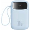 Powerbank Baseus QPow 2 10000mAh 30W 2xUSB-C (blue) Powerbank Baseus QPow 2 10000mAh 30W 2xUSB-C (blue)