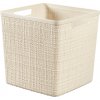 CURVER JUTE 17L Košík kocka 28 x 28 x 27 cm, béžový 01906-885 CURVER JUTE 17L Košík kocka 28 x 28 x 27 cm, béžový 01906-885
