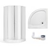 Roltechnik Štvrťkruhový sprchovací kút AVILES v sete s vaničkou 90 cm 90 cm Roltechnik Štvrťkruhový sprchovací kút AVILES v sete s vaničkou 90 cm 90 cm