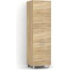 Drevona, REA ALFA UP 021 60x210, dub bardolino (REA ALFA UP 021 potravinová skriňa 60 cm) Drevona, REA ALFA UP 021 60x210, dub bardolino (REA ALFA UP 021 potravinová skriňa 60 cm)