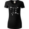 Súhvezdie - Gemini - Blíženci - Dámske tričko z organickej bavlny Origin (GOTS) - M ( Čierna ) Súhvezdie - Gemini - Blíženci - Dámske tričko z organickej bavlny Origin (GOTS) - M ( Čierna )
