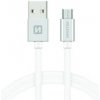 Swissten 71522203 USB - microUSB, 1,2m, stříbrný Swissten 71522203 USB - microUSB, 1,2m, stříbrný